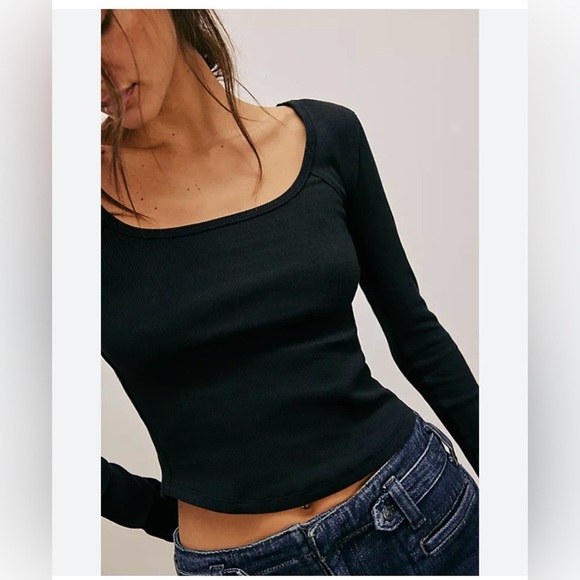 Intimately FP Have It All Long Sleeve In Washed Black Size XS/S - Picture 4 of 10